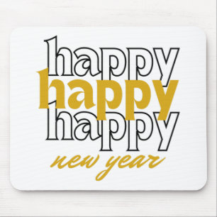 Happy New Year Mousepad
