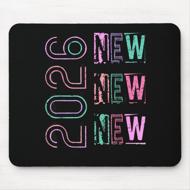 Happy New Year New Grace New Praise 2026 New Year' Mousepad (Vorne)