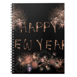 Happy New Year Notizblock