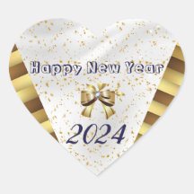 Happy new year or élégant Sticker