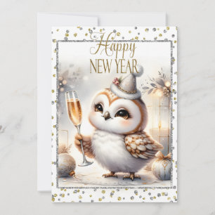 Happy New Year Owl Ankündigung