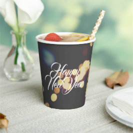 Happy New Year Pappbecher