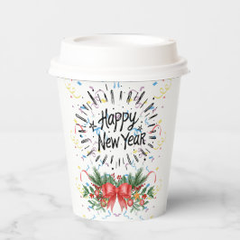 Happy new year pappbecher