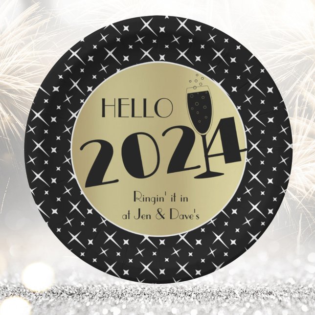 Happy New Year Pappteller (Von Creator hochgeladen)