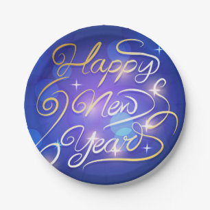 Happy New Year Pappteller