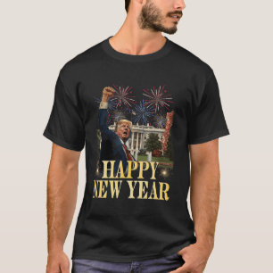 Happy New Year Party 2025 Trump 2024 Nehmen Amerik T-Shirt