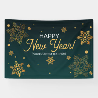 Happy New Year party backdrop Banner