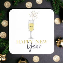 Happy New Year Party Champagne Sparkler