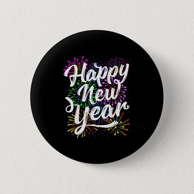 Happy New Year Party Supplies 2026 Family Matching Button (Vorderseite)
