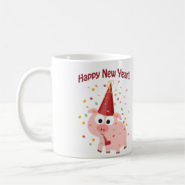 Happy New Year Pig Kaffeetasse