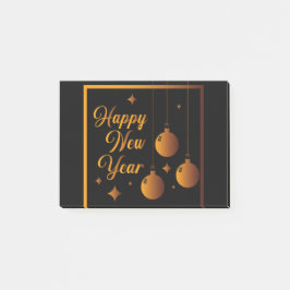 Happy New Year Post-it Klebezettel