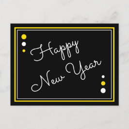 Happy New Year Postcard Postkarte
