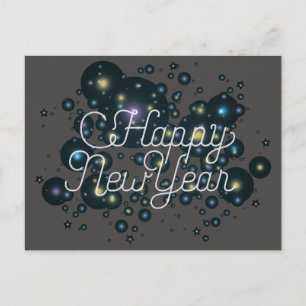 Happy New Year Postkarte