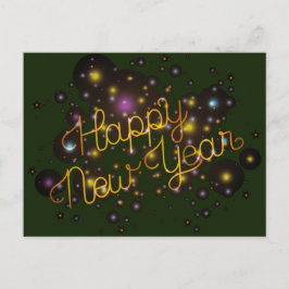 Happy New Year Postkarte