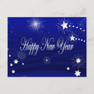 Happy New Year Postkarte