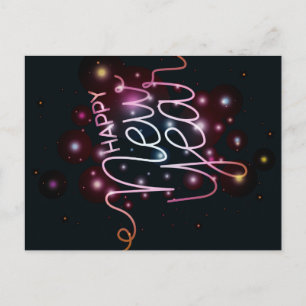 Happy New Year Postkarte