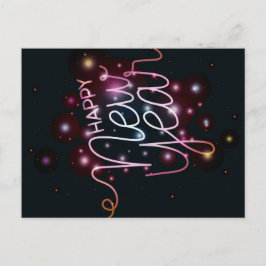 Happy New Year Postkarte