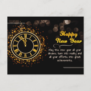 Happy New Year Postkarte
