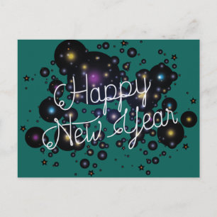 Happy New Year Postkarte