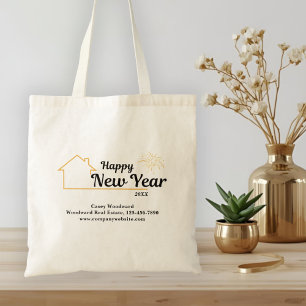 Happy New Year Realistische Kundenbewertung im A Tragetasche