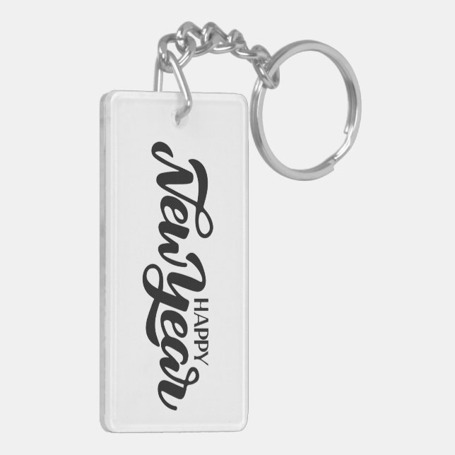 Happy New Year Schlüsselanhänger (Rückseite links)