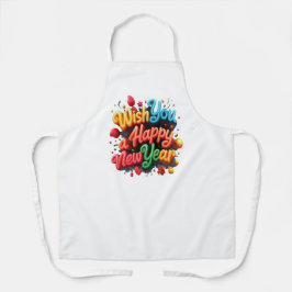 Happy New Year Schürze