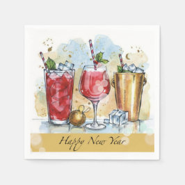 Happy New Year Serviette