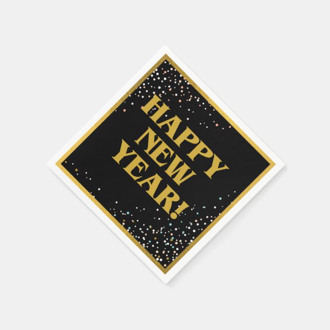 Happy New Year Serviette (Ecke)