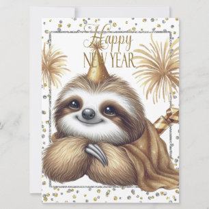 Happy New Year Sloth Ankündigung