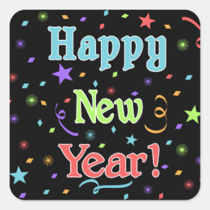 Happy New Year Sticker