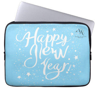 Happy New Year" Stilvolle Notebook-Tasche Laptopschutzhülle