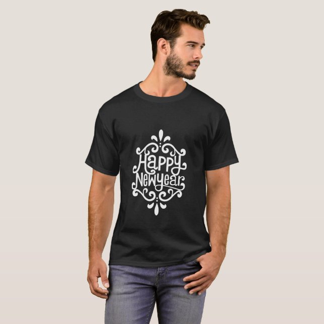 Happy New Year T-Shirt (Vorne ganz)