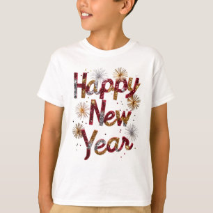 Happy New Year T - Shirt Kids