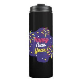 Happy New Year Thermosbecher