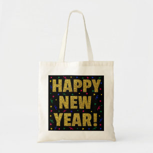 Happy New Year Tragetasche