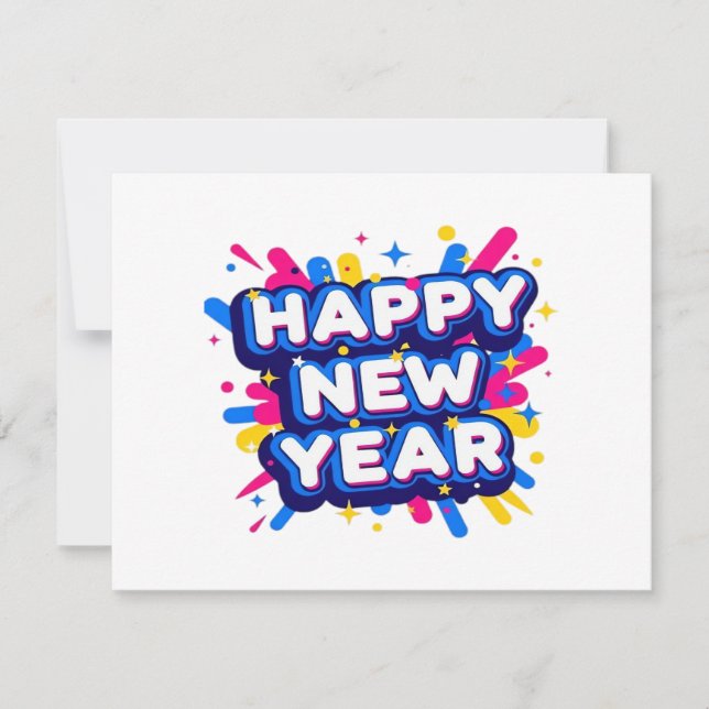 HAPPY NEW YEAR Winter (Vorderseite)