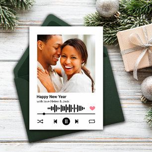 Happy New Year Your Lieblings Song Grußkarte Karte