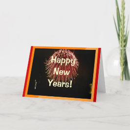 Happy New Years Feiertagskarte