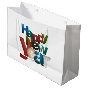 Happy New Years Große Geschenktüte