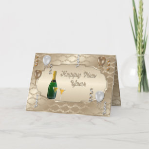 Happy New Years Grußkarte Feiertagskarte