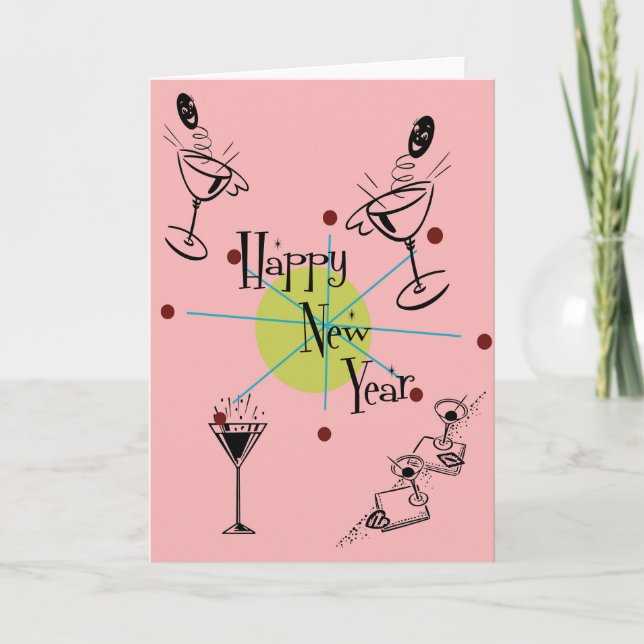 Happy New Yer Karte (Vorderseite)