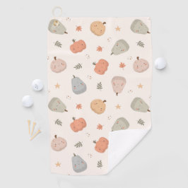 Happy Niedlich Pumpkin Pattern - Golfhandtuch