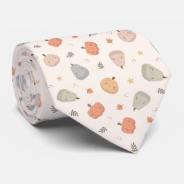 Happy Niedlich Pumpkin Pattern - Neck Tie Krawatte