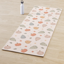 Happy Niedlich Pumpkin Pattern - Yoga Mat Yogamatte