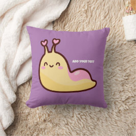 Happy Niedlich Slug Personalisiert Kissen