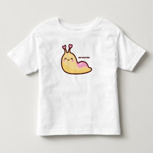 Happy Niedlich Slug Personalisiert Kleinkind T-shirt