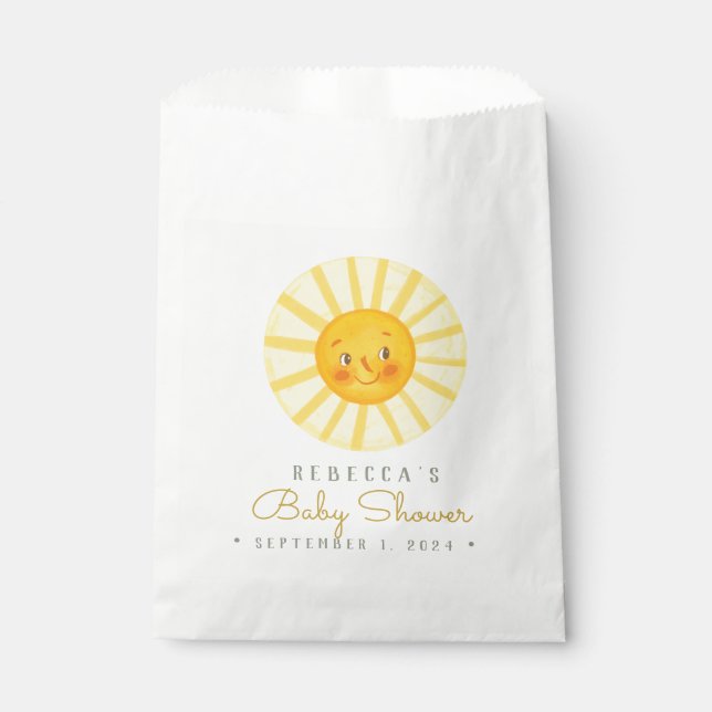 Happy Niedlich Sun Baby Shower Fevor Bag Geschenktütchen (Vorderseite)