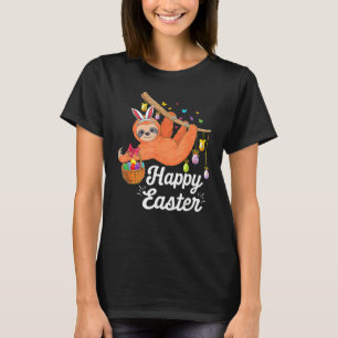 Happy Niedliche Schlampe mit sonnigen Ohren & Eier T-Shirt