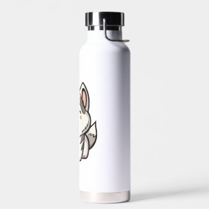 Happy niedlicher sibirischer Huskehund Trinkflasche