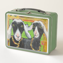 Happy Nigerian Goats lunch box